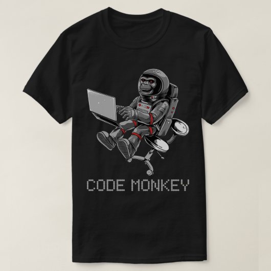 T-shirt Code Monkey (Design devant)