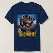 T-shirt Code Monkey (Design devant)