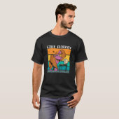 T-shirt Code Monkey Gorilla Retro Coder PC Nerd Gee (Devant entier)
