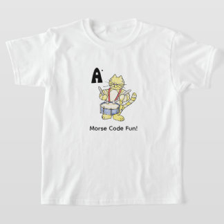 T-shirt Code Morse en dessin animé pour les enfants ! Let