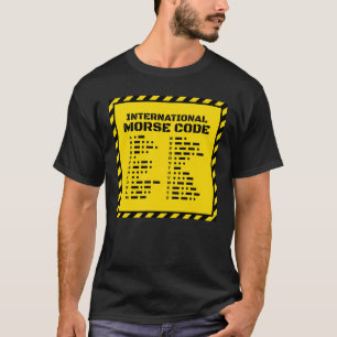 T-shirt Code Morse International – Conception Jaune STEM