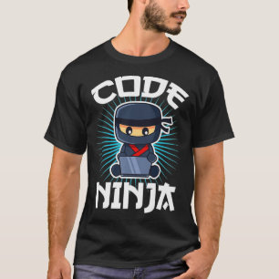 T-shirt Code Ninja Programmer Coder Computer Programmming 
