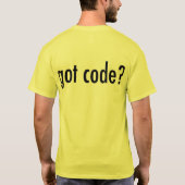 T-shirt code obtenu ? (Dos)