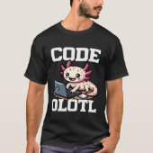 T-shirt Code Olotl Funny Axolotl Programmer 1 (Devant)
