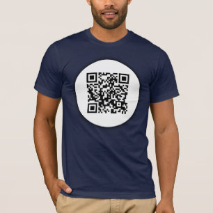 T-shirt code personnalisable de QR