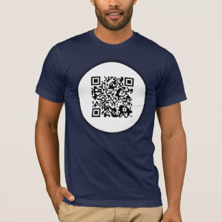 T-shirt code personnalisable de QR