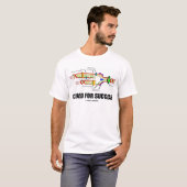 T-shirt Codé Pour Réussite (Réplication De L'ADN) (Devant entier)