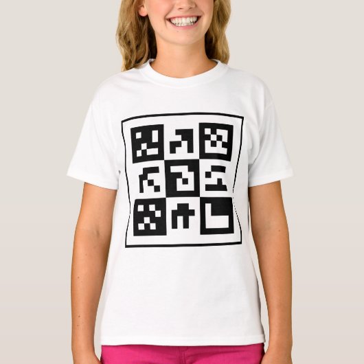 T-shirt code qr (Devant)