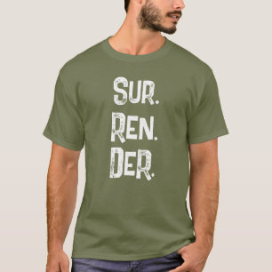 T-shirt Code QR Abandon Confiance Dans Le Seigneur Foi