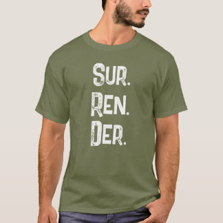 T-shirt Code QR Confiance Abandon au Seigneur Foi