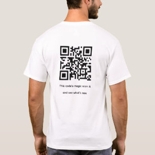 T-shirt Code QR d'accès direct pour FZ AURA Online Stor