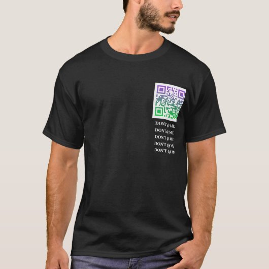 T-shirt Code QR DoodleDrip.com (Devant)