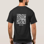 T-shirt Code QR Jésus Dépression Guérison Émotionnelle (Dos)