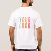 T-shirt Code QR Logo Entreprise Promotionnelle (Dos)