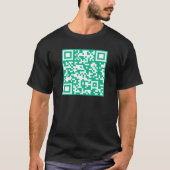 T-shirt Code QR modifiable Générer votre propre code | Ver (Devant)