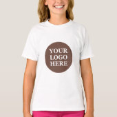 T-shirt Code QR noir élégant et élégant (Devant)