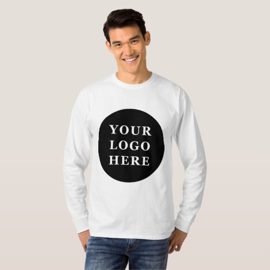 T-shirt Code QR noir élégant et élégant (Devant entier)