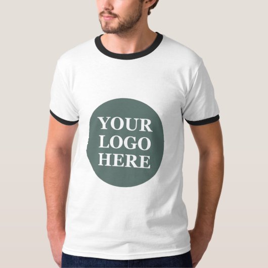 T-shirt Code QR noir élégant et élégant (Devant)