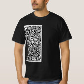 T-shirt code QR personnalisé - Exemple (Devant)