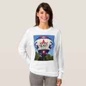 T-shirt Code QR TeXit Coin Hot Air Balloon (Devant entier)