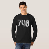 T-shirt Code régional 740 Newark OH Code régional de télép (Devant entier)