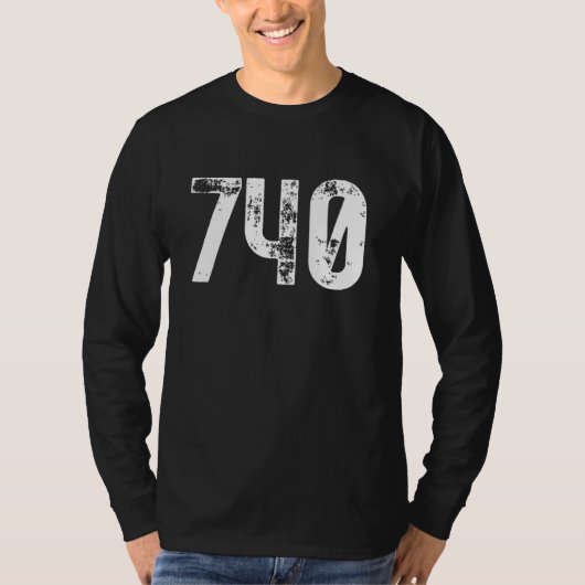 T-shirt Code régional 740 Newark OH Code régional de télép (Devant)