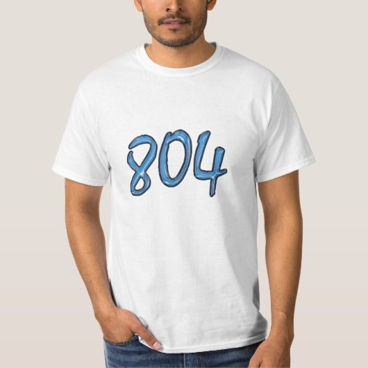 T-shirt Code régional RVA 804 (Devant)