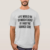 T-shirt Code source de vie (Devant)