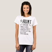 T-shirt Code Tante - Tante (Devant entier)