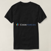 T-shirt Codeforces foncé (Design devant)