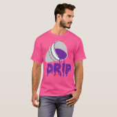 T-shirt Codeine Dream Driam Purple Hip hop Rap Social Medi (Devant entier)