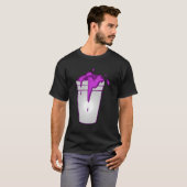 T-shirt Codéine Lean Double Coupe Styrofoam Purple Boire C (Devant entier)