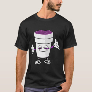 T-shirt Codéine Purple Boire Sizzurp Double Coupe Lean