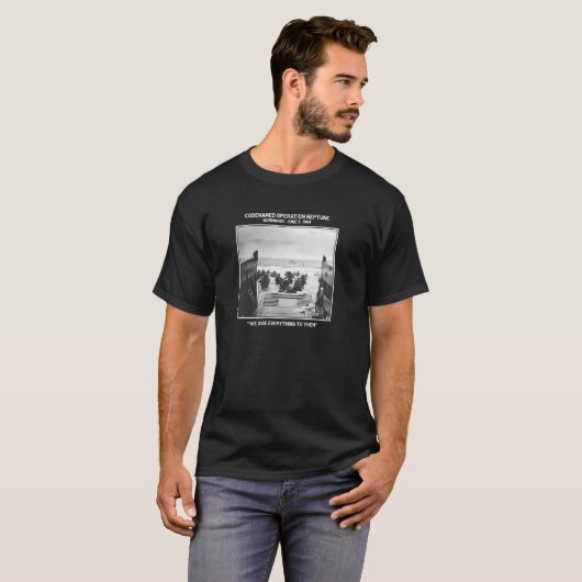 T-shirt Codenamed Operation Neptune - WW2 D-Day (Devant entier)