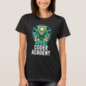 T-shirt Coder Academy développeur programmeur logiciel Cod (Devant)