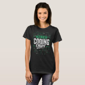 T-shirt Coder Appareils Ceci Est Mon Programmeur De Codage (Devant entier)