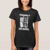 T-shirt Coder Beautiful Developer Software Programmation P (Devant)