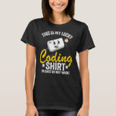 T-shirt Coder Blagues Geek Programmeur Informatique C'Est  (Devant)