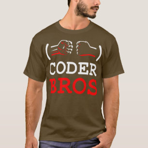 T-shirt Coder Bros Code Software Engineer Programmation