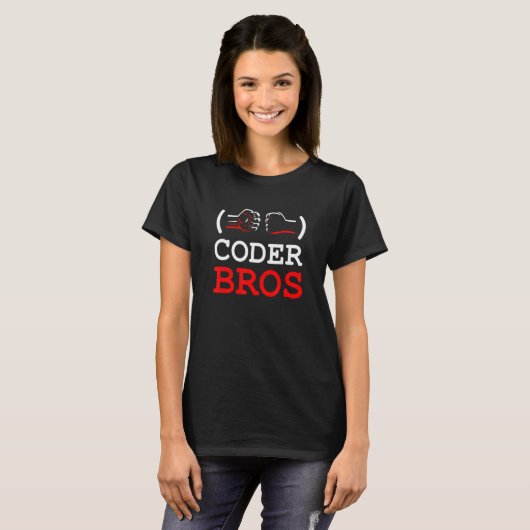 T-shirt Coder Bros Code Software Engineer Programmation Co (Devant entier)