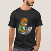T-shirt Coder Cat Programmation Logiciel Ingénieur Codage  (Devant)