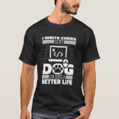 T-shirt Coder Chien Coding Developer Logiciel Ingénieur Pr (Devant)