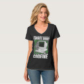 T-shirt Coder Codeine Programmer Logiciel Programmation Co (Devant entier)