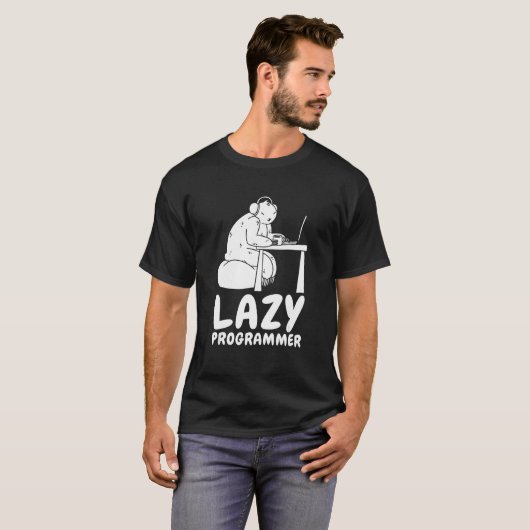 T-shirt Coder Developer Coding Software Engineer Sloth Pr (Devant entier)