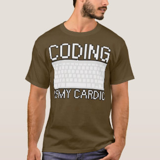 T-shirt Coder est mon cardio