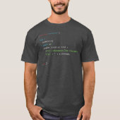T-shirt Coder la vérité (Devant)