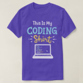 T-shirt Coder l'ordinateur (Design devant)