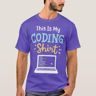 T-shirt Coder l'ordinateur
