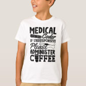T-shirt Coder Médicale Café Assistant ICD Coding Cadeau (Devant)