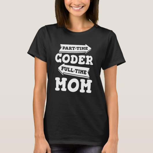 T-shirt Coder Mom Software Engineer Developer Coding Prog (Devant)
